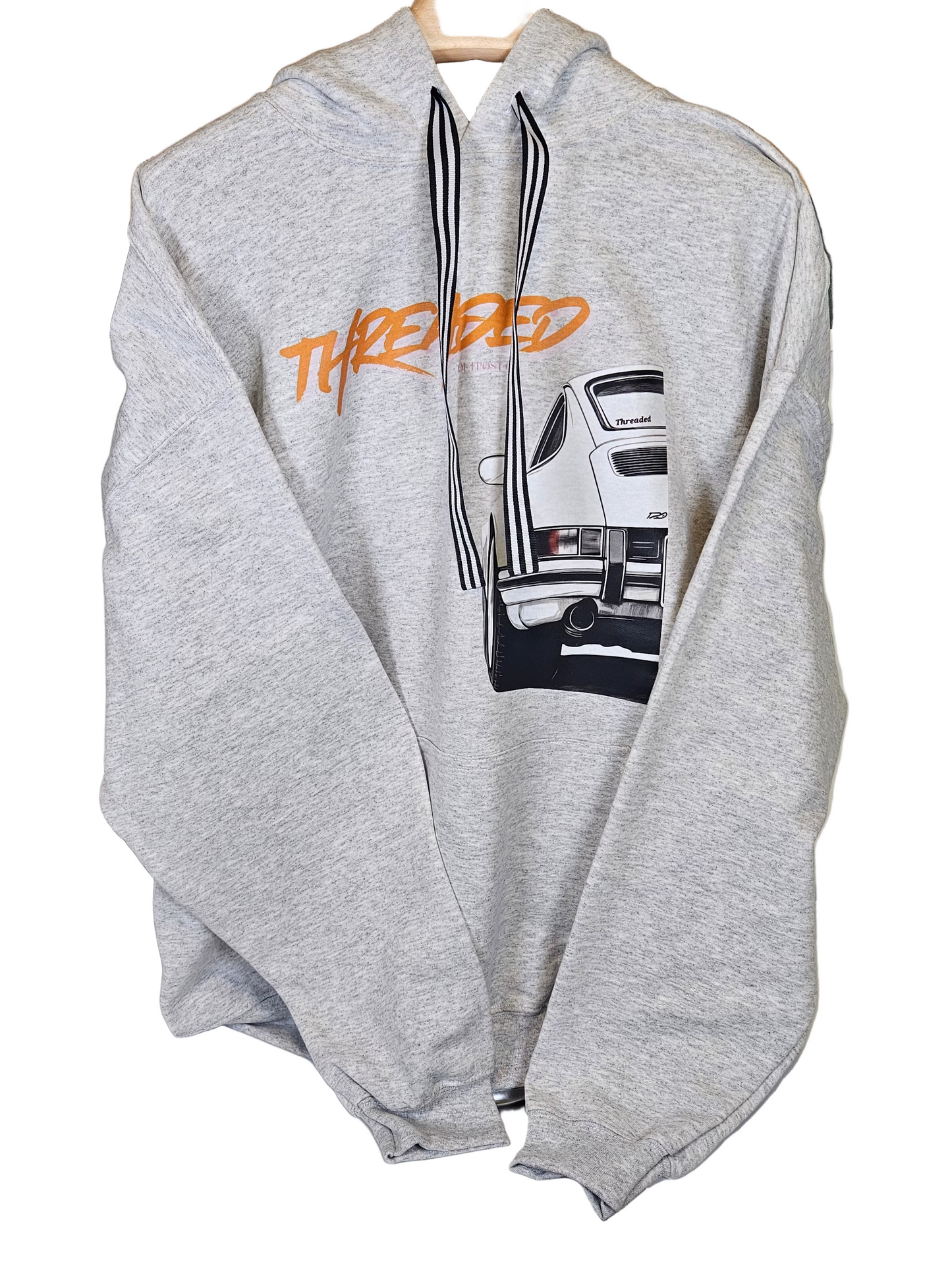 Men's Threaded Car Hoodie - Striped Threads