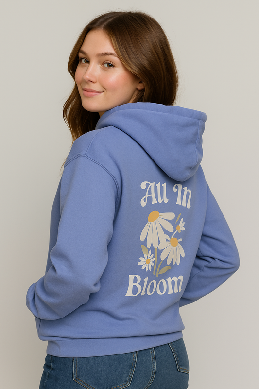 All in Bloom hoodie - Gold Threads